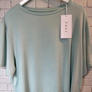 Tavi Noir Cropped Tee - Sage
